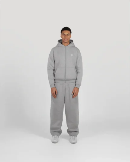 SU Grey ZIPPER Tracksuit - SUVENE