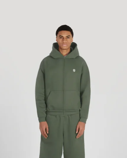 SU Green ZIPPER Tracksuit - SUVENE