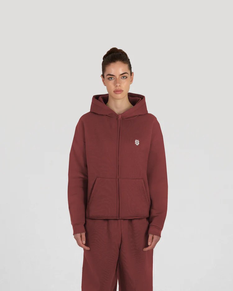 SU Maroon ZIPPER Tracksuit - SUVENE SU Maroon ZIPPER Tracksuit - SUVENE