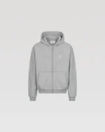 SU Zipper Grey Hoodie - SUVENE