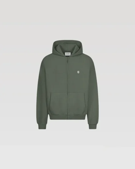 SU Zipper Green Hoodie - SUVENE