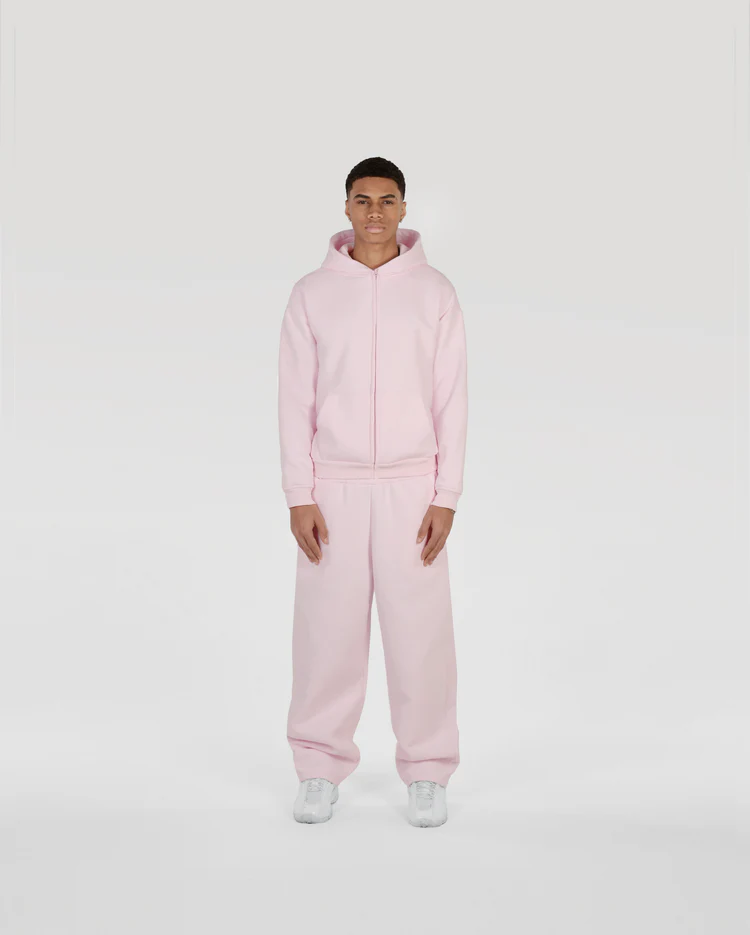SU Pink ZIPPER Tracksuit - SUVENE SU Pink ZIPPER Tracksuit - SUVENE