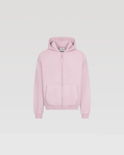 SU Zipper Pink Hoodie - SUVENE