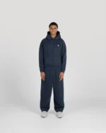 SU Navy Blue ZIPPER Tracksuit - SUVENE