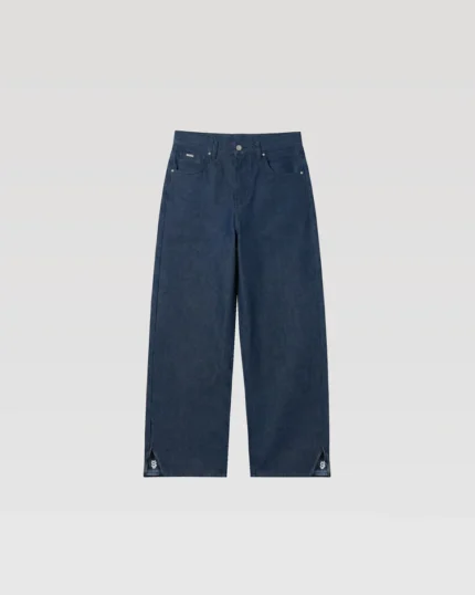 Suvene ZIP RAW DENIM - BLUE
